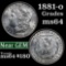 1881-o Morgan Dollar $1 Grades Choice Unc