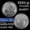 1921-p Morgan Dollar $1 Grades Select+ Unc