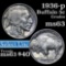 1936-p Buffalo Nickel 5c Grades Select Unc