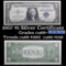 **Star Note  1957 $1 Blue Seal Silver Certificate Grades Gem+++ CU