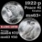 1922-p Peace Dollar $1 Grades Select+ Unc