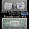 1935A $1 Blue Seal Silver Certificate Grades Gem++ CU