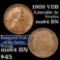 1909 VDB Lincoln Cent 1c Grades Choice Unc BN