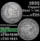 1832 Capped Bust Half Dime 1/2 10c Grades vf+