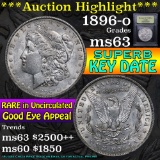 ***Auction Highlight*** 1896-o Morgan Dollar $1 Graded Select Unc By USCG (fc)