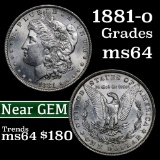 1881-o Morgan Dollar $1 Grades Choice Unc