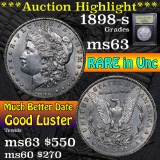 ***Auction Highlight*** 1898-s Morgan Dollar $1 Graded Select Unc By USCG (fc)