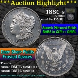 ***Auction Highlight*** 1880-s Morgan Dollar $1 Graded GEM++ DMPL By USCG (fc)