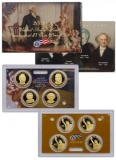 2008 PRESIDENTIAL Dollar Proof Set DEEP CAMEO Mint Coins w/coa