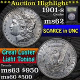 ***Auction Highlight*** 1901-s Morgan Dollar $1 Graded Select Unc By USCG (fc)