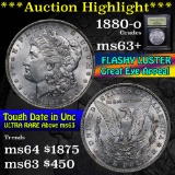 ***Auction Highlight*** 1880-o Morgan Dollar $1 Graded Select+ Unc By USCG (fc)