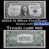 1935A $1 Blue Seal Silver Certificate Grades Gem+ CU