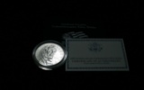 2009-p Abraham Lincoln Proof Commemorative Silver Dollar orig box w/coa