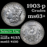 1903-p Morgan Dollar $1 Grades Select+ Unc