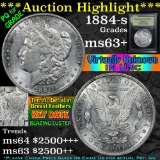 ***Auction Highlight*** 1884-s Morgan Dollar $1 Graded Select+ Unc by USCG (fc)