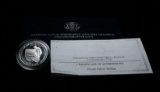 1997-p National Law Enforcement Officers Memorial Proof Silver Dollar orig box w/coa