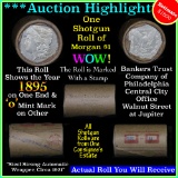 ***Auction Highlight*** Morgan dollar roll ends 1895 & 'o', Better than average circ (fc)