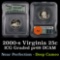 2000-s Virginia Washington Quarter 25c Graded pr69 dcam By ICG