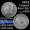 1812 Capped Bust Half Dollar 50c Grades vf++