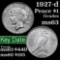 1927-d Peace Dollar $1 Grades Select Unc