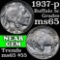 1937-p Buffalo Nickel 5c Grades GEM Unc