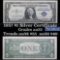 **Star Note  1957 $1 Blue Seal Silver Certificate Grades Choice AU