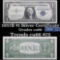 1957B $1 Blue Seal Silver Certificate Grades Gem+ CU