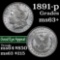 1891-p Morgan Dollar $1 Grades Select+ Unc