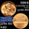 1964 Lincoln Cent 1c Grades Gem ++ Proof Red