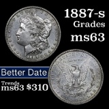 1887-s Morgan Dollar $1 Grades Select Unc