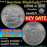 ***Auction Highlight*** 1896-o Morgan Dollar $1 Graded Select Unc by USCG (fc)