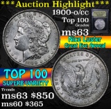 ***Auction Highlight*** 1900-o/cc Top 100 Morgan Dollar $1 Graded Select Unc by USCG (fc)