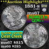 ***Auction Highlight*** 1881-s Morgan Dollar $1 Graded GEM++ Unc by USCG (fc)