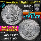 ***Auction Highlight*** 1889-s Morgan Dollar $1 Graded Choice+ Unc by USCG (fc)