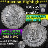 ***Auction Highlight*** 1897-o Morgan Dollar $1 Graded Select+ Unc by USCG (fc)