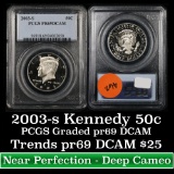 PCGS 2003-s Kennedy Half Dollar 50c Graded pr69 dcam by PCGS