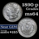 1890-p Morgan Dollar $1 Grades Choice Unc