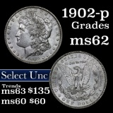 1902-p Morgan Dollar $1 Grades Select Unc