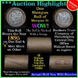 ***Auction Highlight*** Morgan dollar roll ends 1895 & 's', Better than average circ (fc)