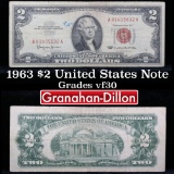 1963 $2 Red seal United States note Grades vf++