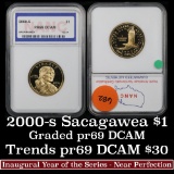 2000-s Sacagewea Dollar $1 Graded pr69 dcam by NANC