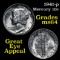 1941-p Mercury Dime 10c Grades Choice Unc