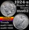 1924-s Peace Dollar $1 Grades Select Unc (fc)