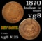 1870 Indian Cent 1c Grades vg, very good