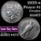 1935-s Peace Dollar $1 Grades Select Unc (fc)