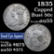 1835 Capped Bust Half Dollar 50c Grades Choice AU