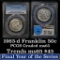 PCGS 1963-d Franklin Half Dollar 50c Graded ms65 by PCGS