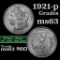 1921-p Morgan Dollar $1 Grades Select Unc