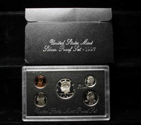 1997 United States Mint Premier Silver Proof Set in Display case