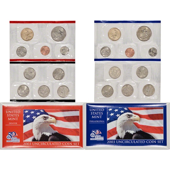2003 20 piece United States Mint Set w/Sacagawea Dollar in the Original Government packaging
